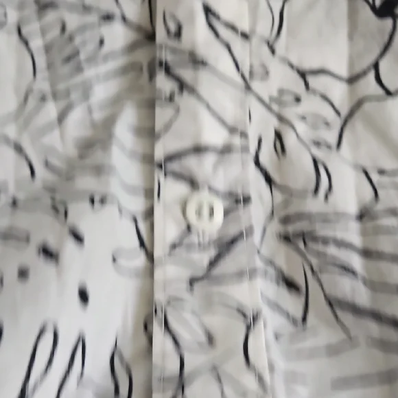 Tommy Bahama Monochrome Floral Button-Down Shirt - Picture 8 of 13